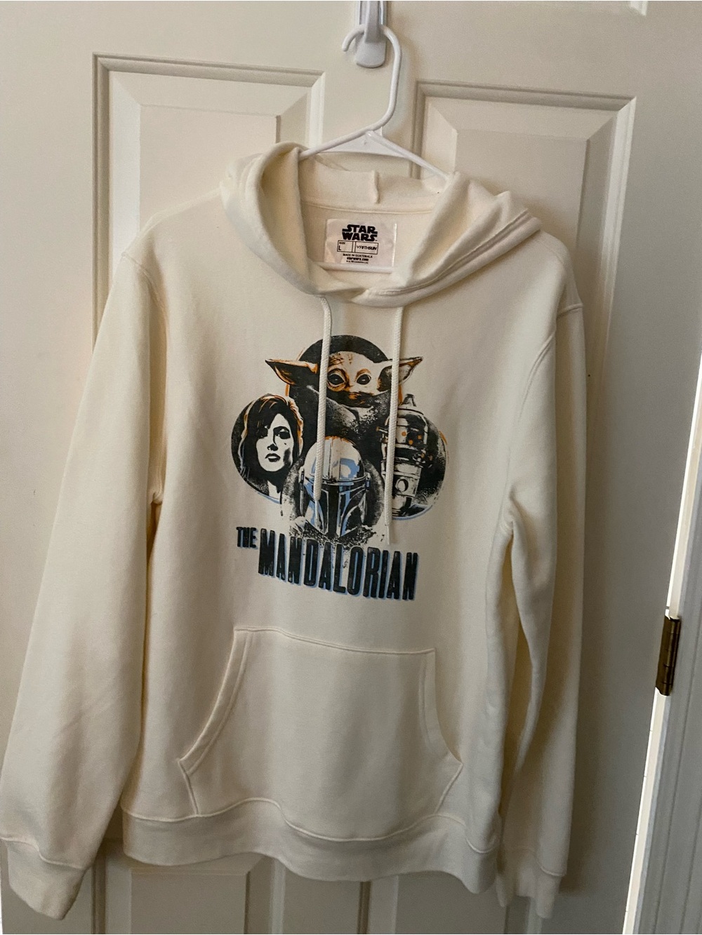 Star Wars Cream Logo Pullover Hoodie